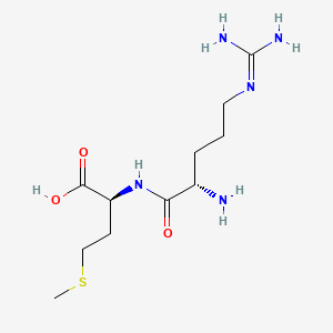 Chemical structure of H-Arg-Met-OH