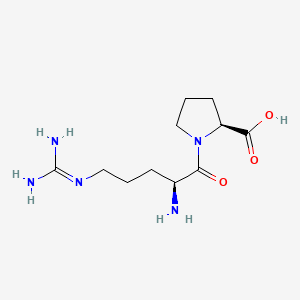Chemical structure of H-Arg-Pro-OH