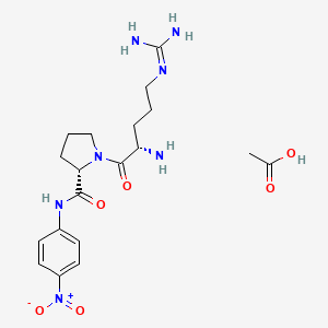 Chemical structure of H-Arg-Pro-pNA