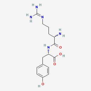 Chemical structure of H-Arg-Tyr-OH
