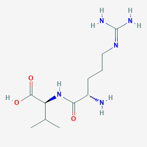 Chemical structure of H-Arg-Val-OH