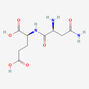 Chemical structure of H-Asn-Glu-OH