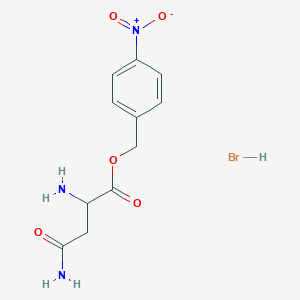 Chemical structure of H-Asn-p-nitrobenzyl ester · HBr