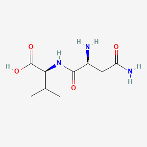 Chemical structure of H-Asn-Val-OH