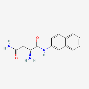 Chemical structure of H-Asn-βNA