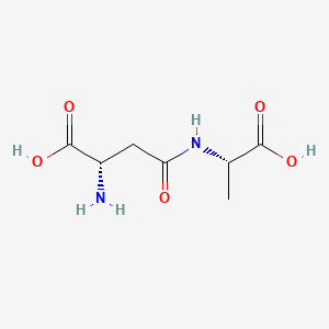 Chemical structure of H-Asp(Ala-OH)-OH