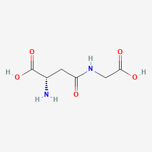 Chemical structure of H-Asp(Gly-OH)-OH