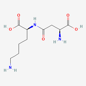 Chemical structure of Aspartylysine