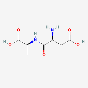 Chemical structure of H-Asp-Ala-OH