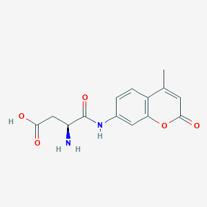Chemical structure of H-Asp-AMC