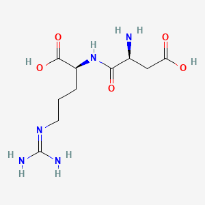 Chemical structure of H-Asp-Arg-OH