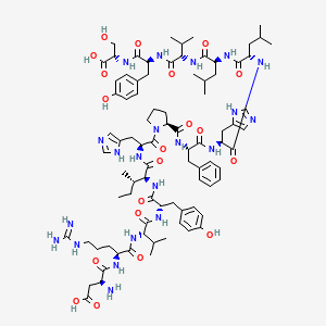 Chemical structure of Angiotensinogen (1-14)