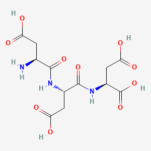 Chemical structure of H-Asp-Asp-Asp-OH