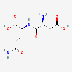 Chemical structure of H-Asp-Gln-OH