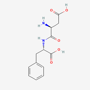 Chemical structure of H-Asp-Phe-OH