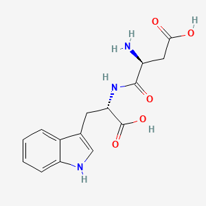 Chemical structure of H-Asp-Trp-OH
