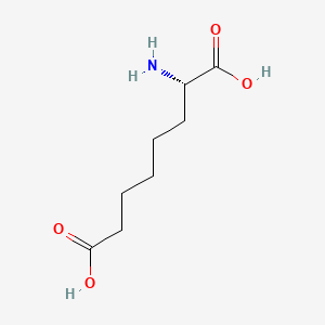 Chemical structure of H-Asu-OH