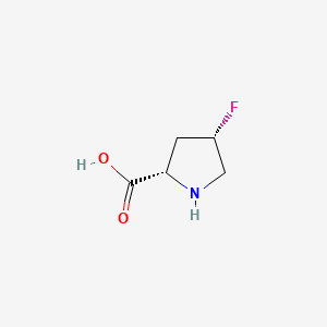 Chemical structure of H-cis-4-Fluoro-Pro-OH