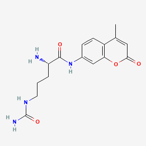 Chemical structure of H-Cit-AMC