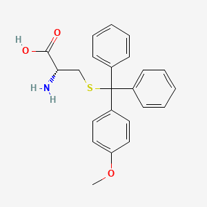 Chemical structure of H-Cys(4-methoxytrityl)-OH