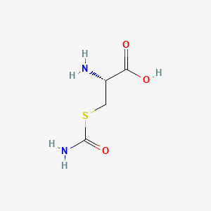 Chemical structure of S-Carbamylcysteine