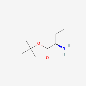 Chemical structure of H-D-Abu-OtBu · HCl