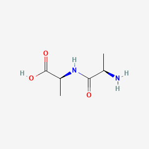 Chemical structure of H-D-Ala-Ala-OH