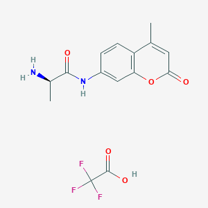 Chemical structure of H-D-Ala-AMC · TFA