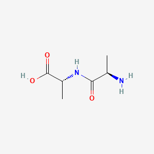 Chemical structure of H-D-Ala-D-Ala-OH