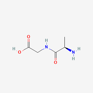 Chemical structure of Alanylglycine