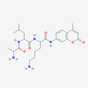 Chemical structure of H-D-Ala-Leu-Lys-AMC