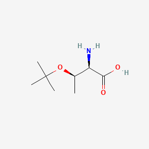 Chemical structure of H-D-allo-Thr(tBu)-OH