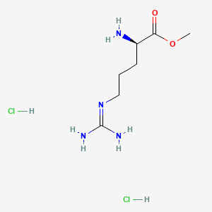 Chemical structure of H-D-Arg-OMe · 2 HCl