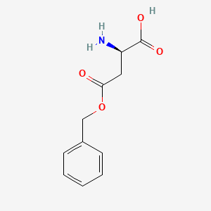 Chemical structure of H-D-Asp(OBzl)-OH