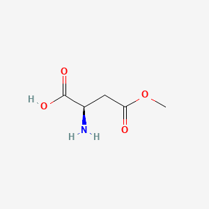 Chemical structure of H-D-Asp(OMe)-OH · HCl