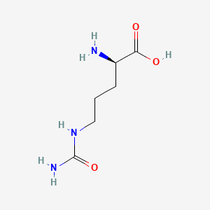 Chemical structure of H-D-Cit-OH