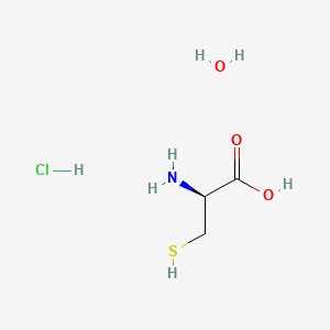 Chemical structure of H-D-Cys-OH · HCl · H₂O
