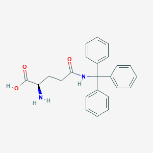 Chemical structure of H-D-Gln(Trt)-OH