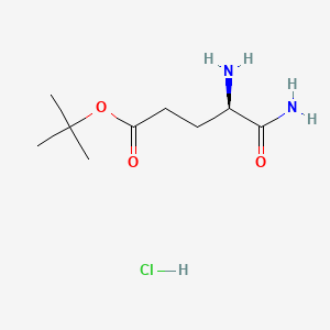 Chemical structure of H-D-Glu(OtBu)-NH₂ · HCl