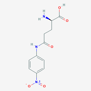 Chemical structure of H-D-Glu(pNA)-OH