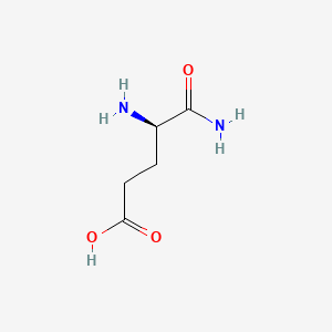 Chemical structure of H-D-Glu-NH₂
