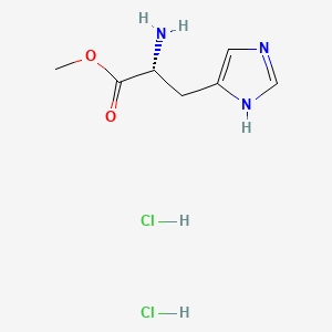 Chemical structure of H-D-His-OMe · 2 HCl