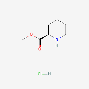 Chemical structure of H-D-Homopro-OMe · HCl