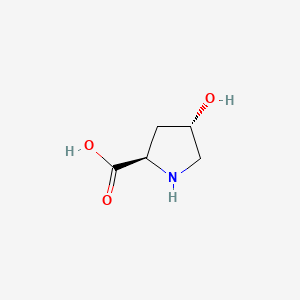 Chemical structure of H-D-Hyp-OH