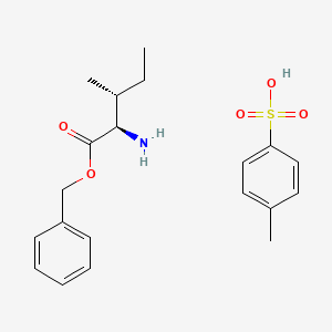 Chemical structure of H-D-Ile-OBzl · p-tosylate