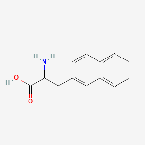 Chemical structure of H-DL-2-Nal-OH