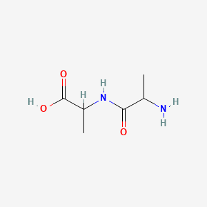 Chemical structure of H-DL-Ala-DL-Ala-OH