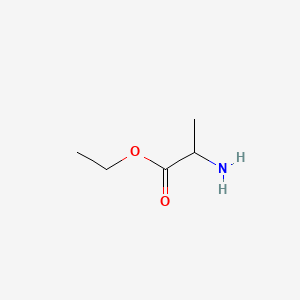 Chemical structure of H-DL-Ala-OEt · HCl