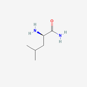 Chemical structure of H-D-Leu-NH₂