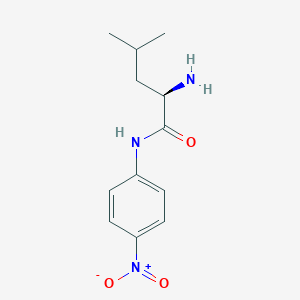 Chemical structure of H-D-Leu-pNA